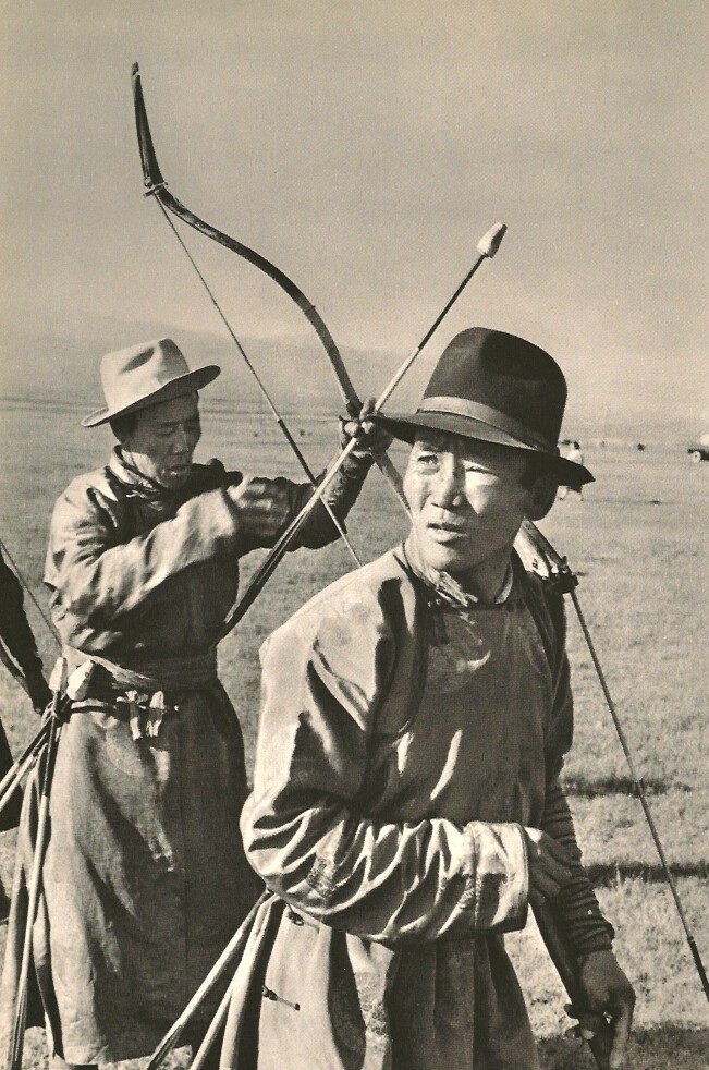 Cartier-Bresson - Ulan Bator, Mongolia 1958: Vintage Sheet-fed Gravure printed in 1972 by Nissha Kyoto, Japan - Image size 6.5" X 10" • Buyer Pays Shipping. • Ships From Florida • Items will ship to the Continental US at a flat rate of $15