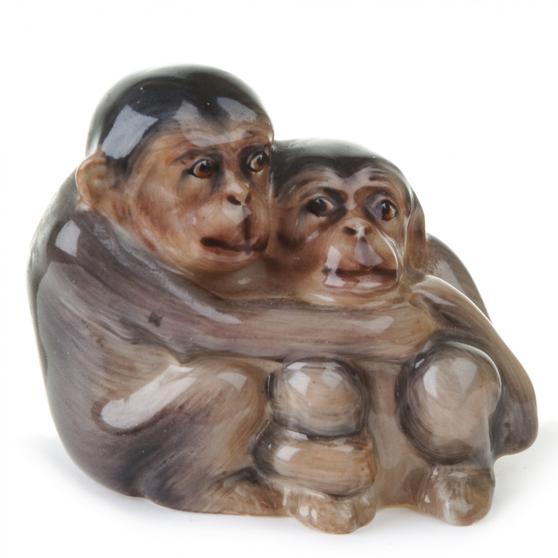 Royal Doulton Monkeys (Mother and Baby) HN254, H. 3" (1 of 1)