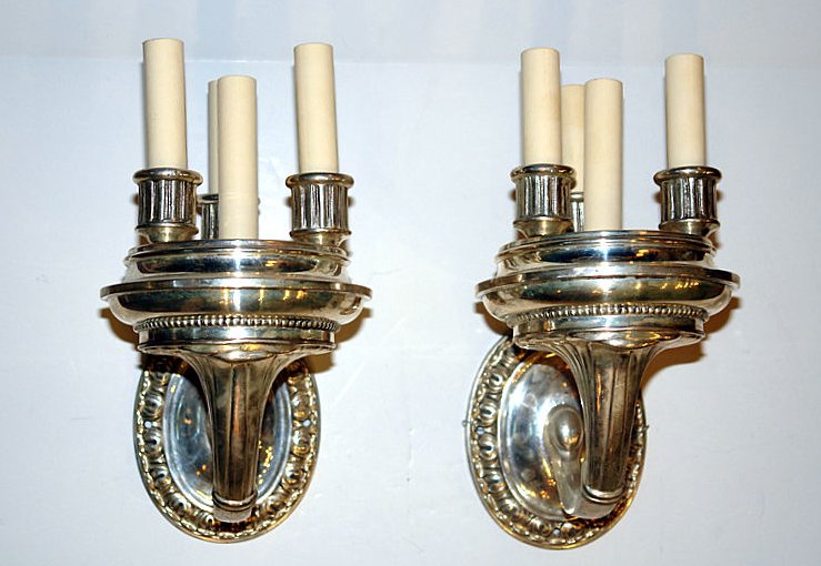 SET OF 4 FOUR-LIGHT SCONCES (1 of 5)