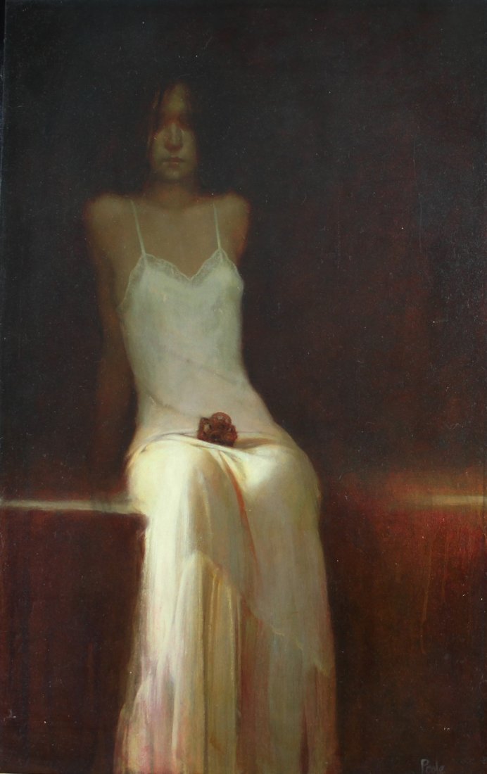 Martin Poole, Woman with Gears on her Lap (1 of 2)