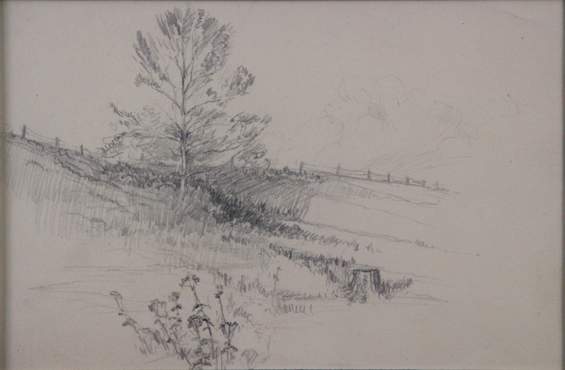 William Lathrop, Landscape Drawing (1 of 1)