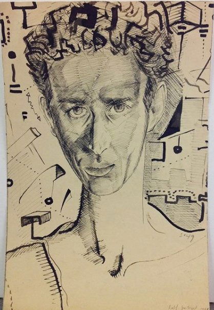 Schuyler Standish (b.1933) American - Modernist -Rare (1 of 2)