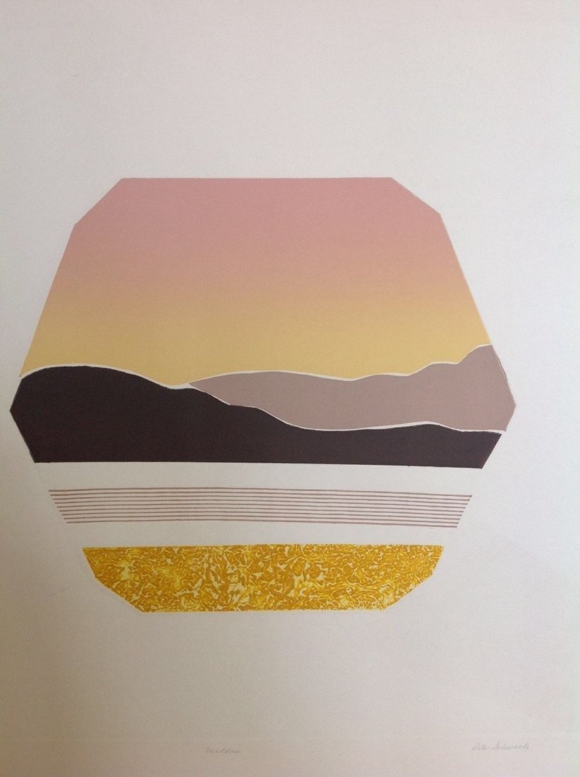 RITA SCHWARTZ - "MIDDAY"- Hand signed print intaglio- (1 of 4)