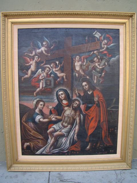 19th Century Religious Painting Christ’s Deposition (1 of 1)