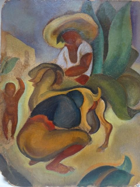 William Henry von Herwig (1901 – 1947) 1925 Oil on Art (1 of 3)