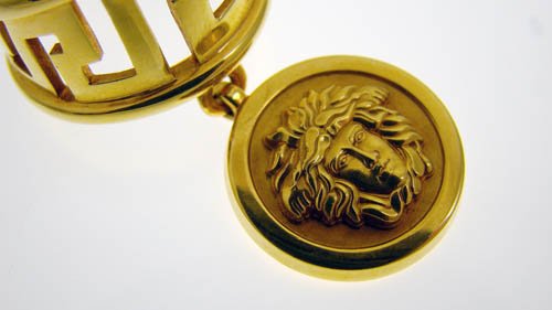 18KYG "GIANNI VERSACE" COIN RING (1 of 6)