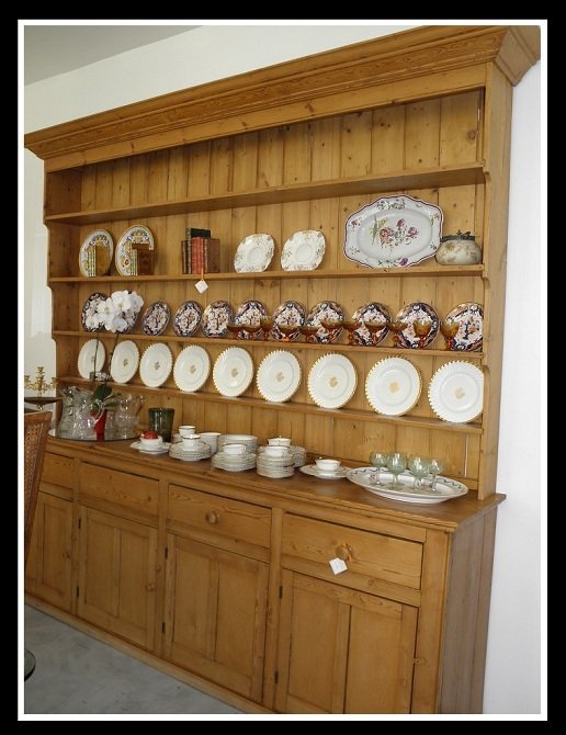 Huge Antique French Country Breakfront Dresser 10' (1 of 5)