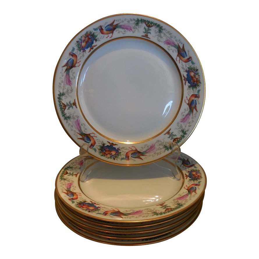 Antique Hutschenreuther Porcelain Hand Painted Plate (1 of 3)