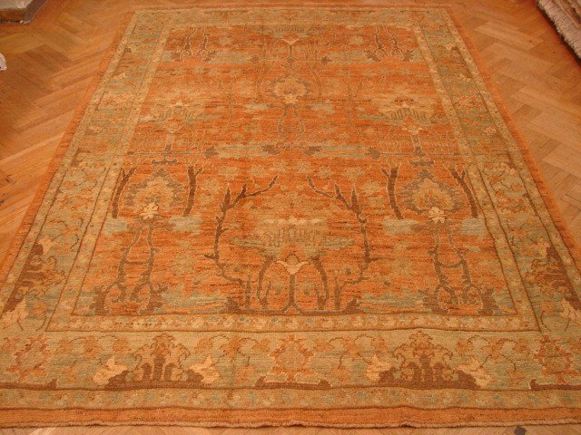 Handmade 8 x 12 Rug Antique Turlish Oushak (1 of 5)