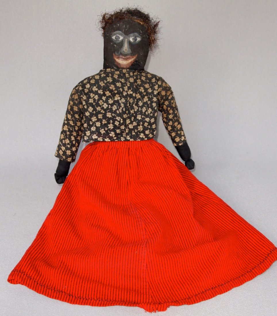 Early Primitive Black Cloth Doll (1 of 7)