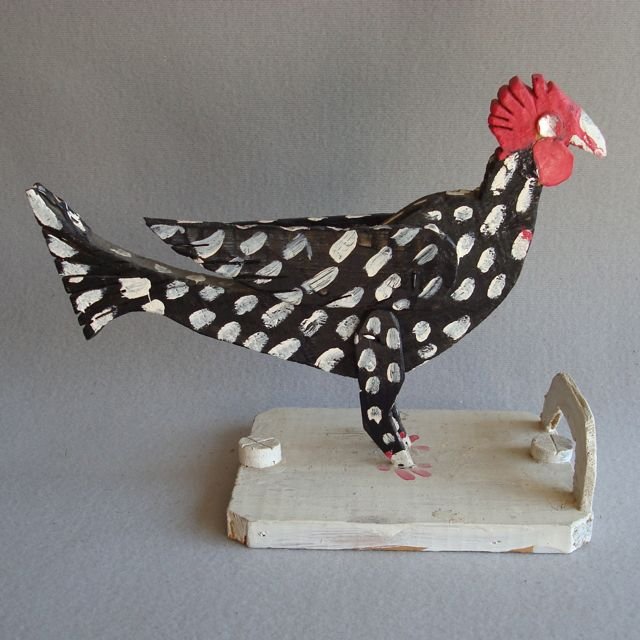 Willie Massey Folk Art Chicken (1 of 3)