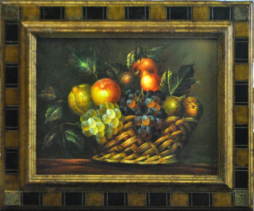 STUNNING ORIGINAL OIL STILL LIFE ON CANVAS (1 of 3)