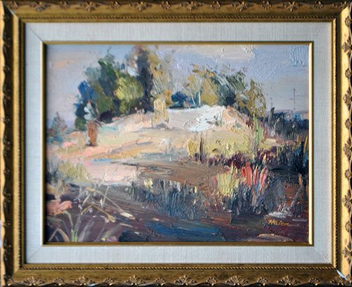 BEAUTIFUL LANDSCAPE SCENE ORIGINAL OIL (1 of 4)
