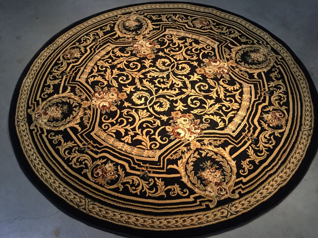 STUNNING 8' ROUND PREMIUM QUALITY IN FRENCH SAVANNARIE (1 of 4)