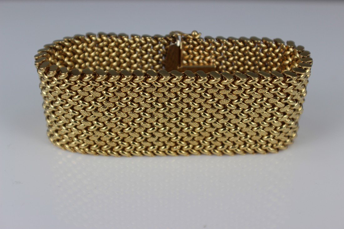18k Yellow Gold bracelet (1 of 4)