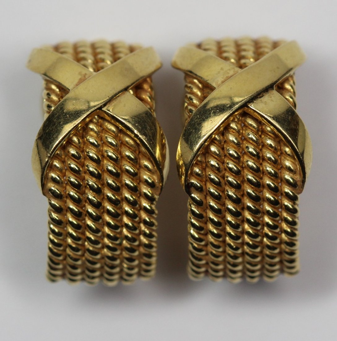 18kt Yellow Gold Tiffany & Co. Earrings (1 of 5)