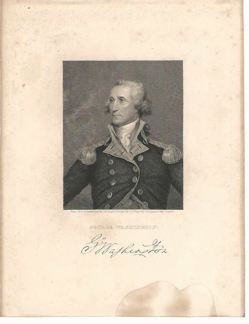 George Washington Portrait Etching (1 of 1)