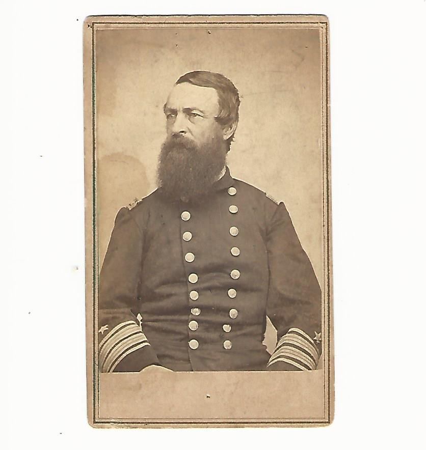 Civil War CDV Admiral David Dixon Porter: Brady CDV of Admiral David Dixon Porter (1813-1891). Very Good, measures 2.5 x 4”. Free shipping for this item within the continental US.
