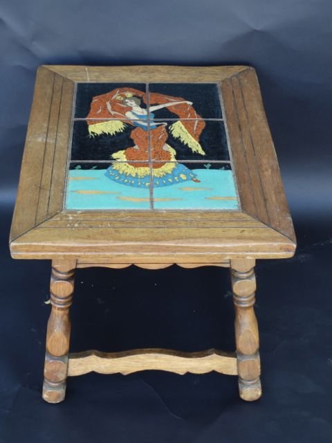Taylor Tile Spanish Dancer Tile Top Occasional Table (1 of 4)