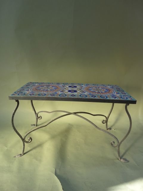 Hispano Moresque Multiple Tile Table (1 of 6)