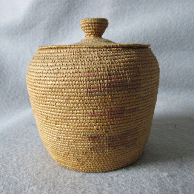 Antique Native American Indian Basket, Maybe Tlingit (1 of 8)