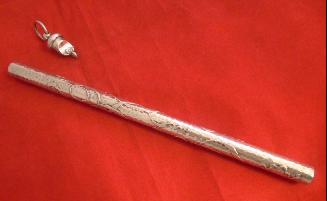 Lap Over Edge Etched Tiffany Thermometer (1 of 4)