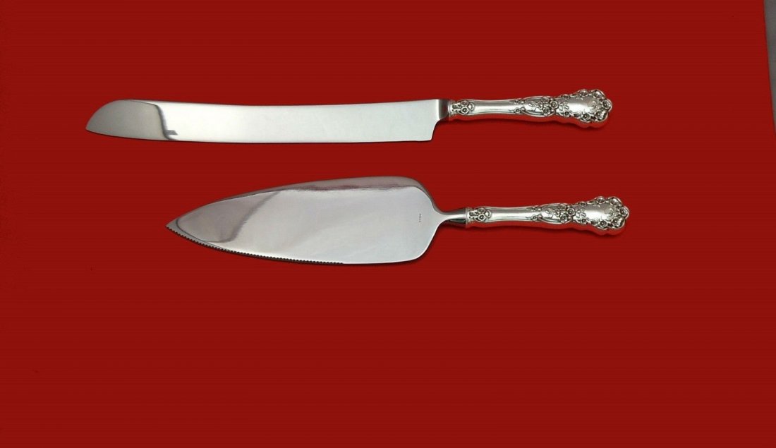 Buttercup by Gorham sterling wedding cake set (1 of 1)