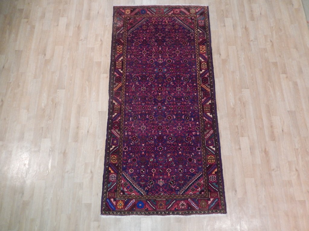  Diamond design 7'.3x3'.6" Persian Kurd Bidjar circa (1 of 5)