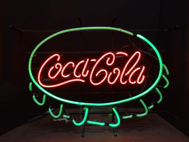 Vintage Coca Cola Bottle Cap Neon Sign A856 (1 of 9)