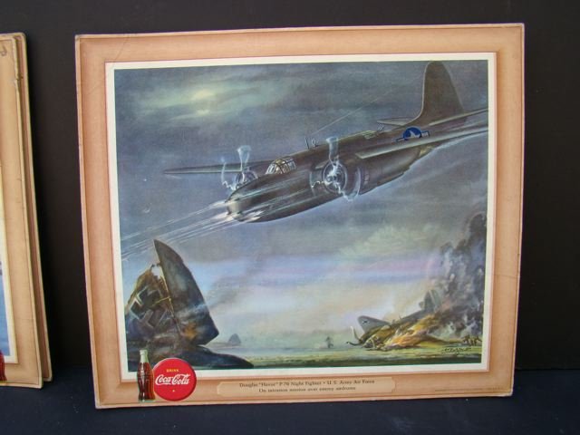 Coca Cola WW II Cardboard Grocery Display Sign: “Havoc” (1 of 5)