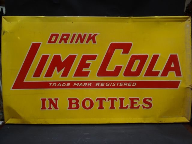 “Drink Lime Cola” Metal Sign AP195 (1 of 7)