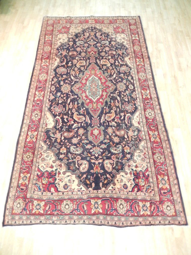  Wide long 10"x5' Semi Antique Blue color Persian (1 of 6)