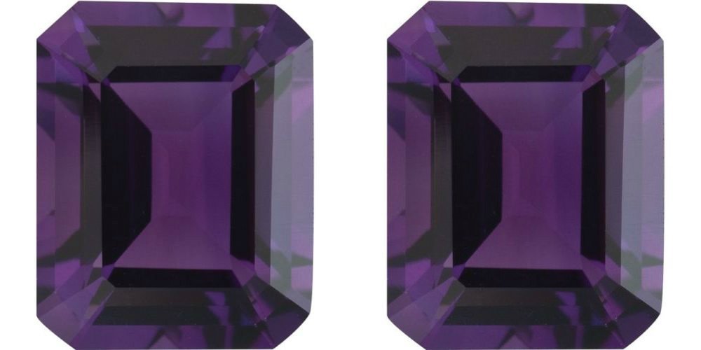 Natural Purple Amethyst Pair 10.25 Carats - VVS (1 of 1)