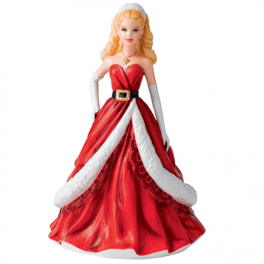 Royal Doulton Figurine Holiday Christmas Barbie (1 of 1)