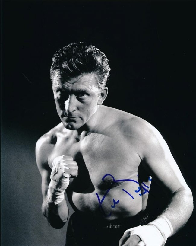KIRK DOUGLAS SIGNED 8 X 10 PHOTOGRAPH: KIRK DOUGLAS SIGNED 8 X 10 PHOTOGRAPH. THIS ITEM HAS BEEN INSPECTED AND AUTHENTICALLY VERIFIED BY TODD MEULLER AUTOGRAPHS. IT IS NOT A COPY, REPRINT, OR ANY KIND OF FACSIMILE OF THE ARTIST'S AUTOGRAPH