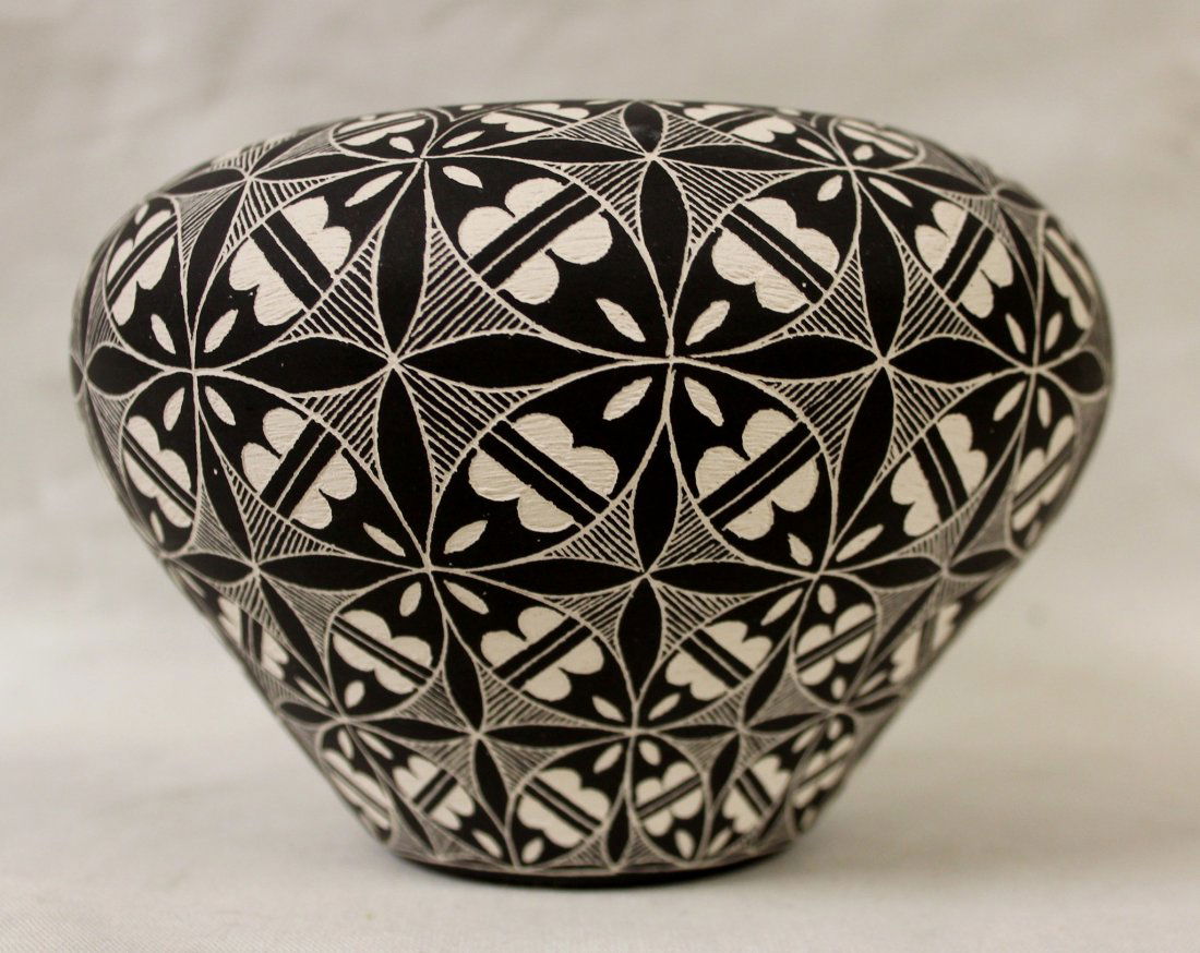 Native American Nathaniel Vallo Acoma Pottery, 937 (1 of 5)