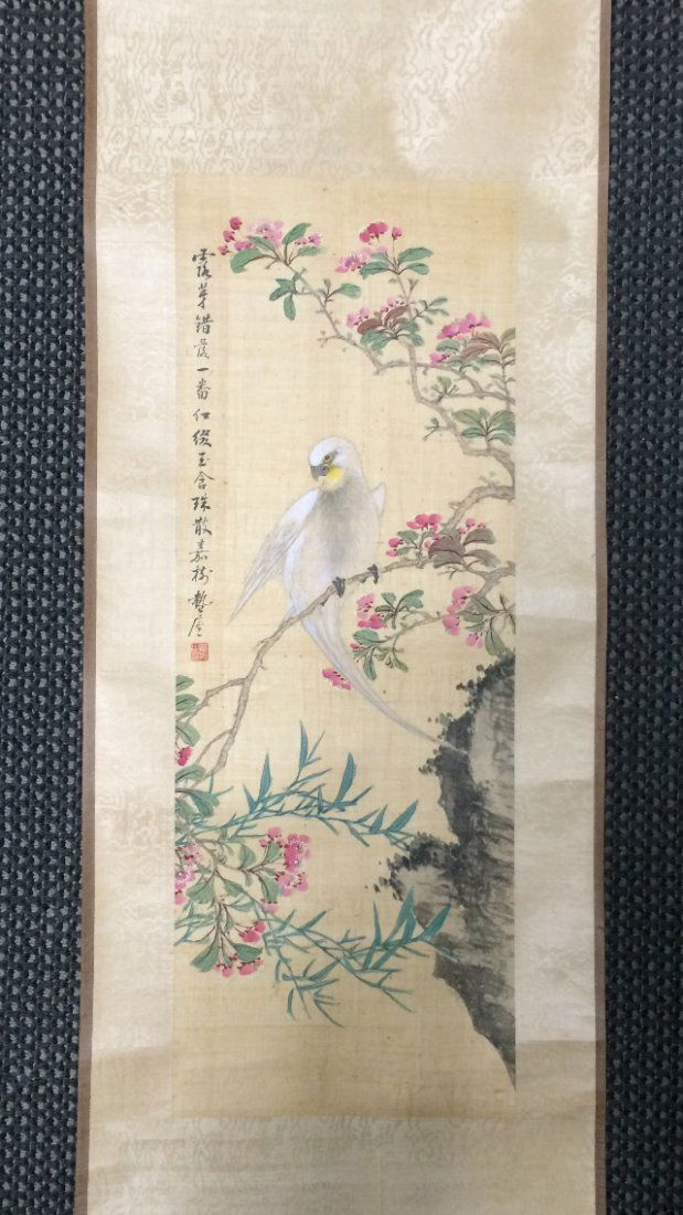 Silk Painted Scroll (1 of 5)