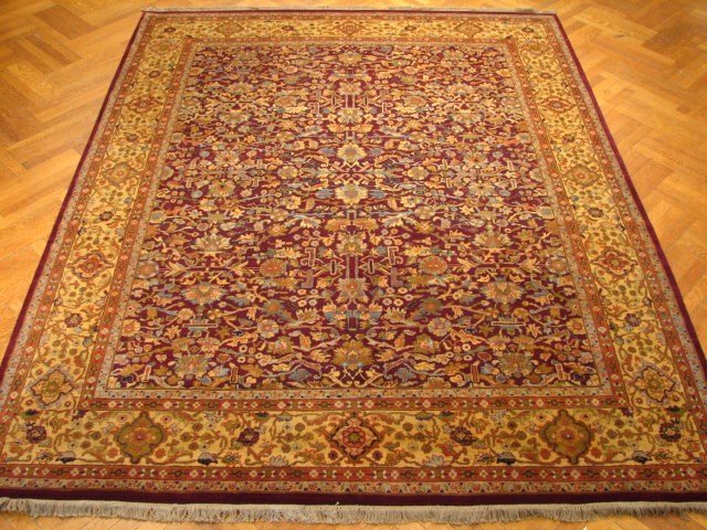 Amazing Quality 10'X8' Great Looking Gold Border Jaipur (1 of 5)