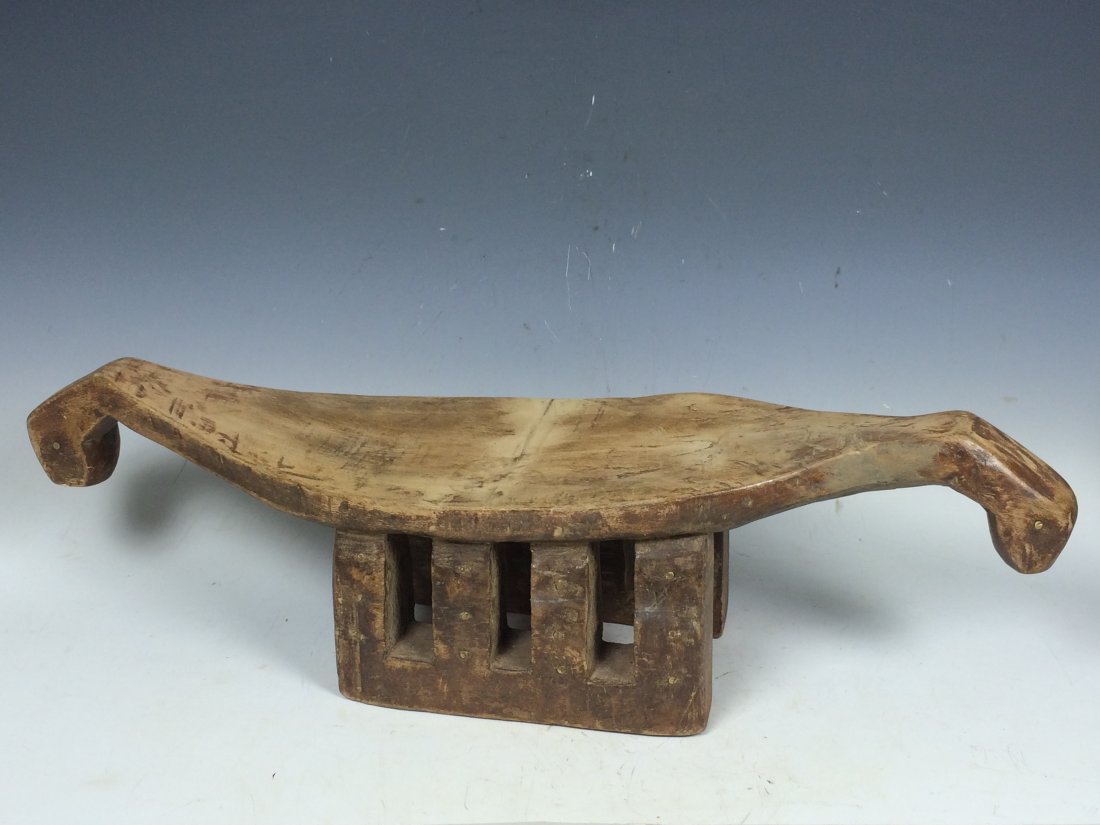 Carved Wooden Senufo Stool (1 of 5)