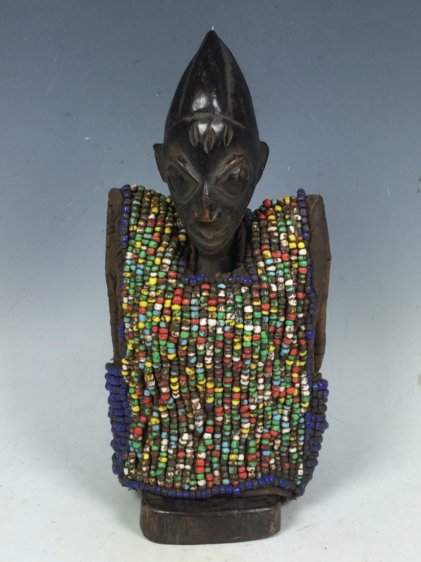 Carved Wooden Ibeji Doll (1 of 4)