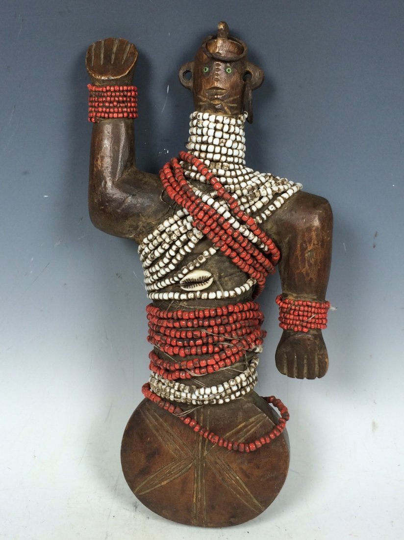 Carved Wooden Ibeji Doll (1 of 5)