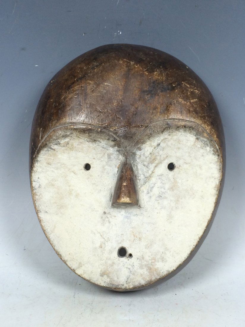 Carved Wooden Lega Passport Mask (1 of 5)