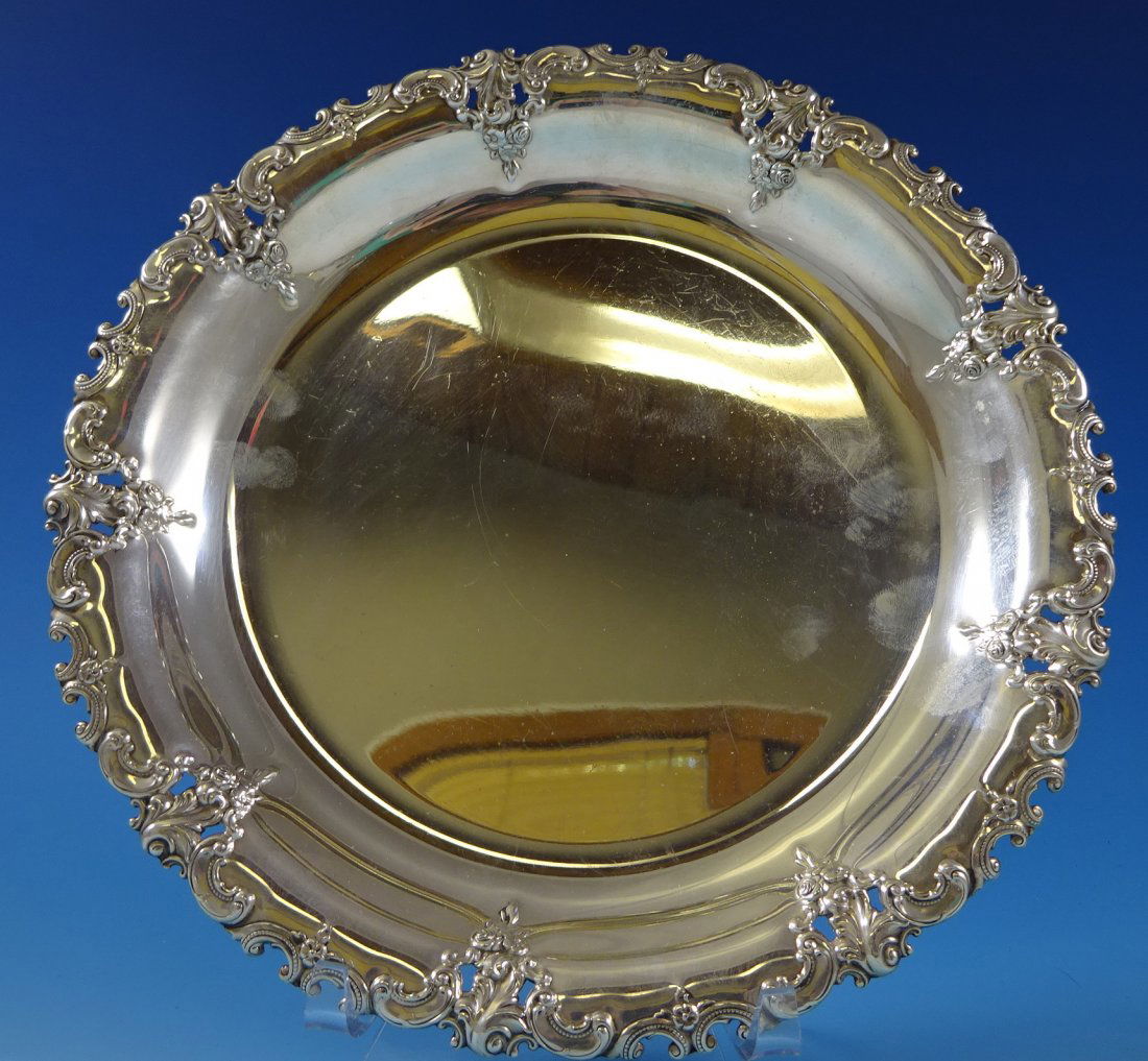 Grande Baroque by Wallace sterling 8 3/4" plate (1 of 3)