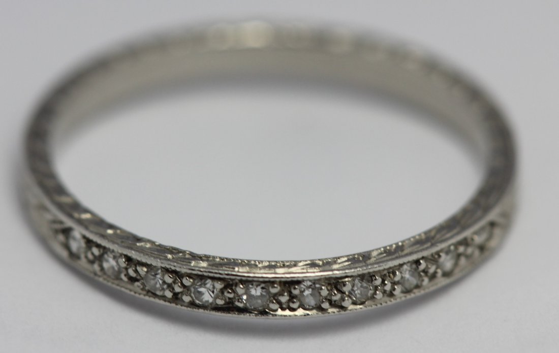 Single Cut Diamond Band Platinum (1 of 4)