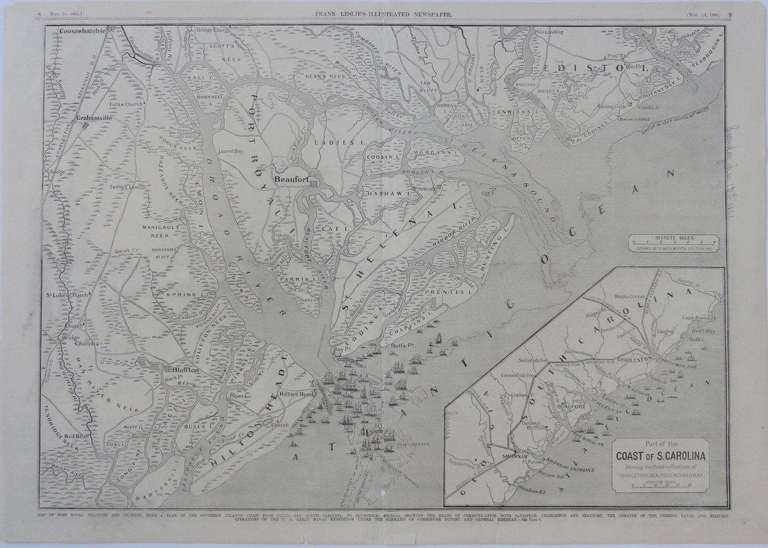 Coast of South Carolina (Great Naval Expedition), 1861 (1 of 7)