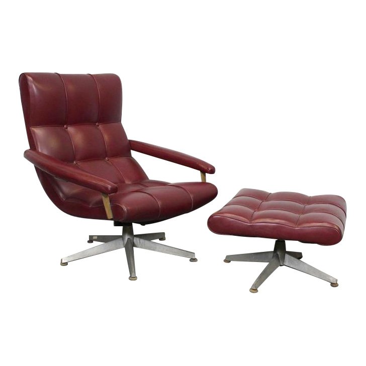 Lounge Swing Chair & Ottoman (1 of 5)