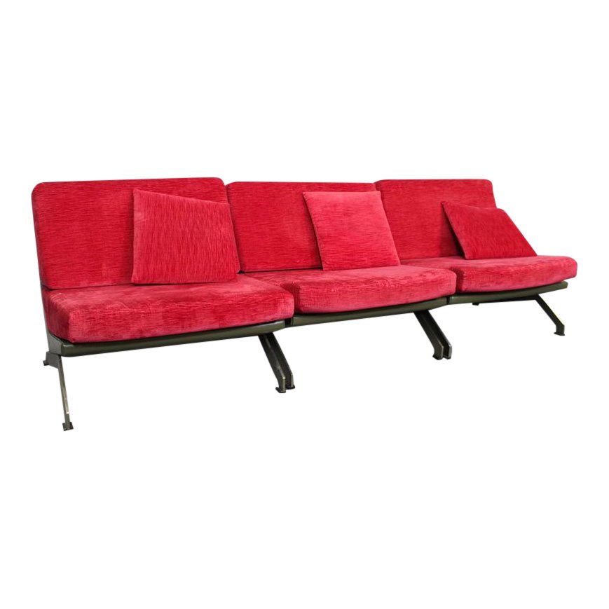 3 Lounge Chairs by Formanova: 3 Lounge Chairs by Formanova. Chairs can be lined up to make up a sofa or can be used individually Dimensions: Height: 31" / 78.74cm Depth: 29" / 73.66cm Width: 31" / 78.74cm Length: 93" / 236.22cm /