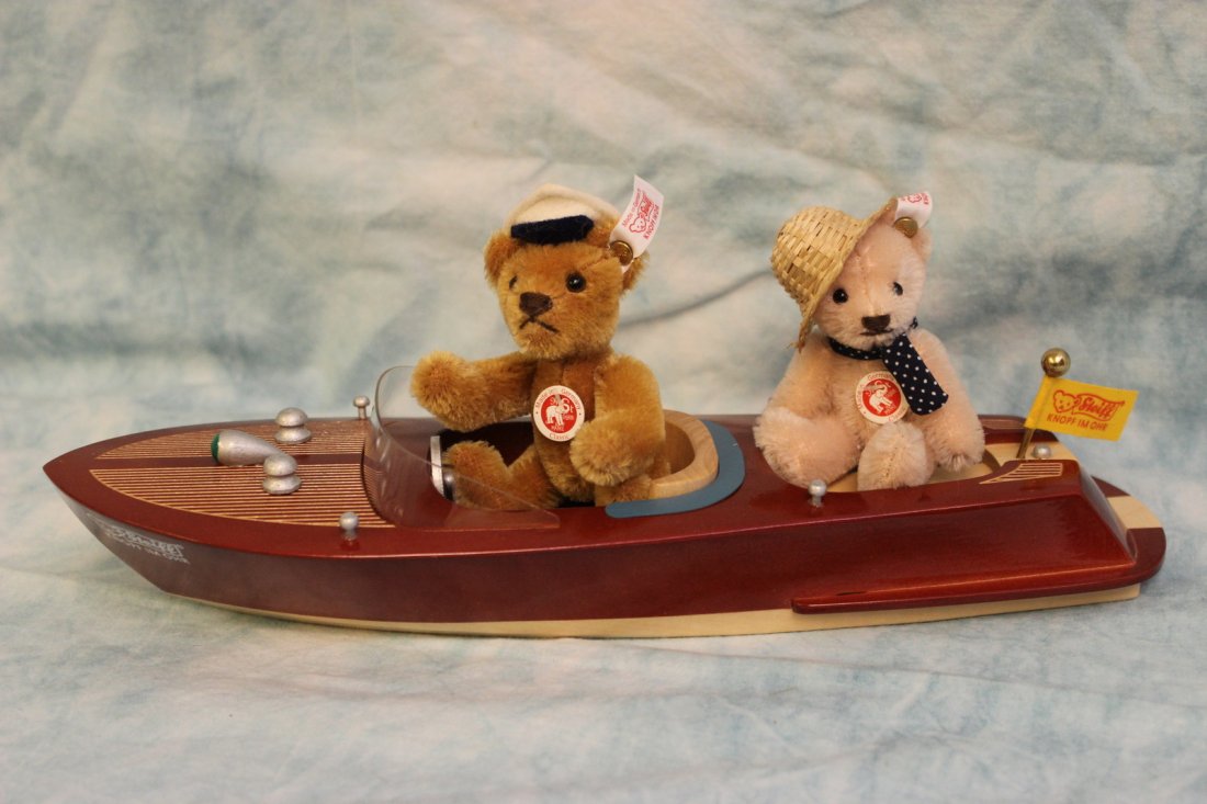 Steiff 037405 Limited Edition Teddy Bears x 2 With (1 of 5)