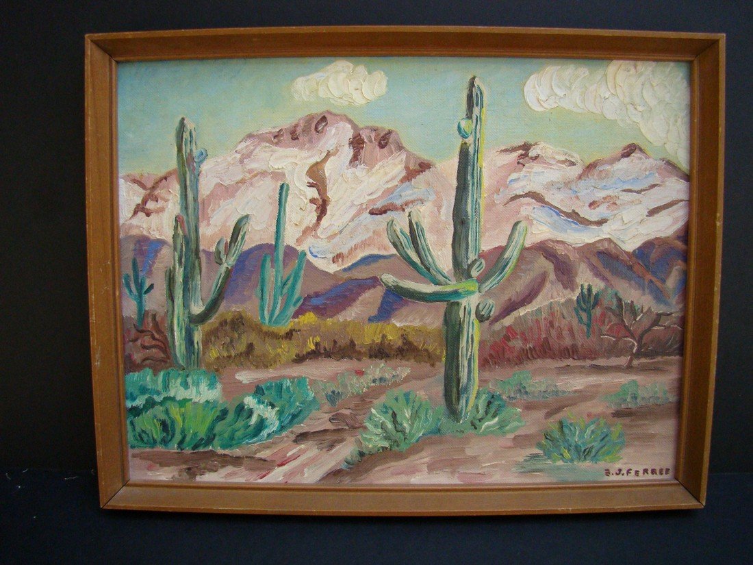 B. J. Ferree (1930-1988) Desert Landscape P009 (1 of 5)