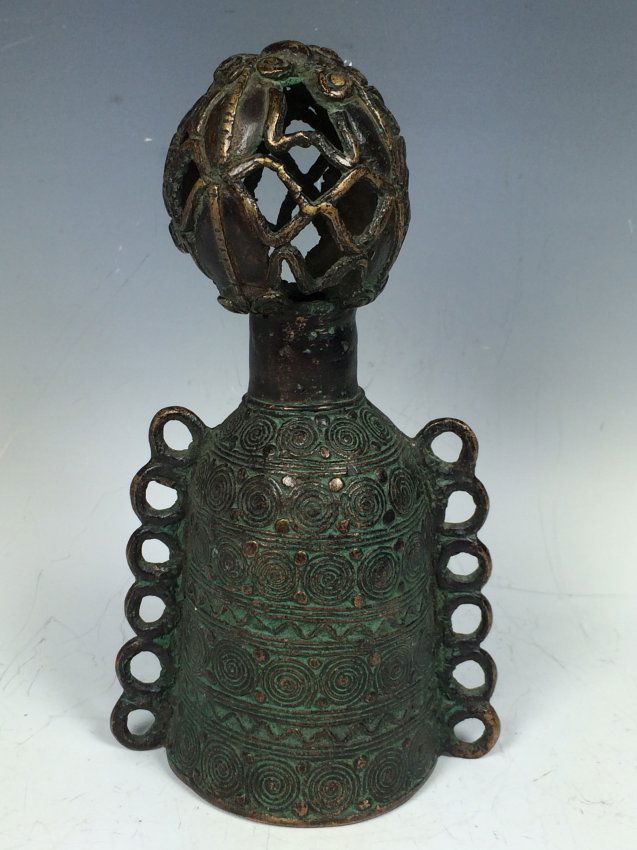 Benin Bronze Bell (1 of 5)